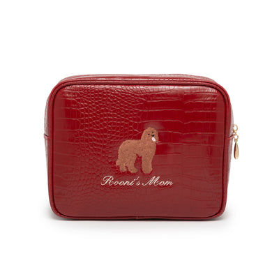 Dog Mom Small Croc Pouch