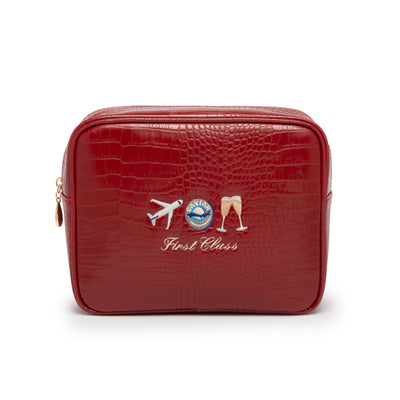 Essentials Small Croc Pouch