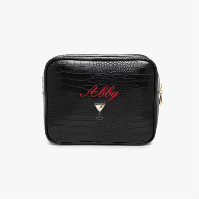 Signature Small Croc Pouch
