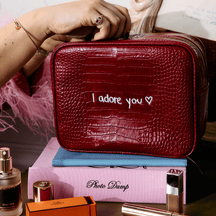 Handwriting Croc Pouch