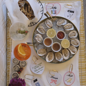 Charleston Signature Oval Charm