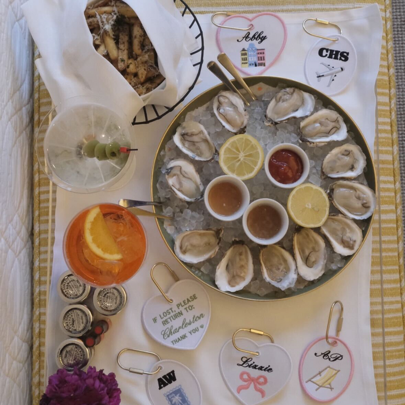 Charleston Signature Oval Charm