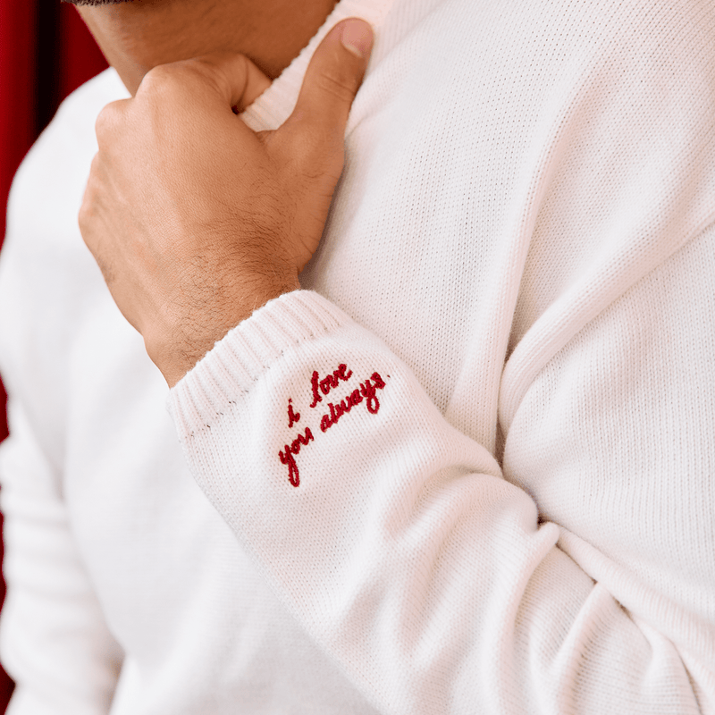 Custom Note Sweater Cuff