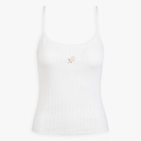 Valentine's Day Icon Pointelle Tank Top