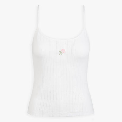 Valentine's Day Icon Pointelle Tank Top