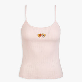 Valentine's Day Dog Pointelle Tank Top