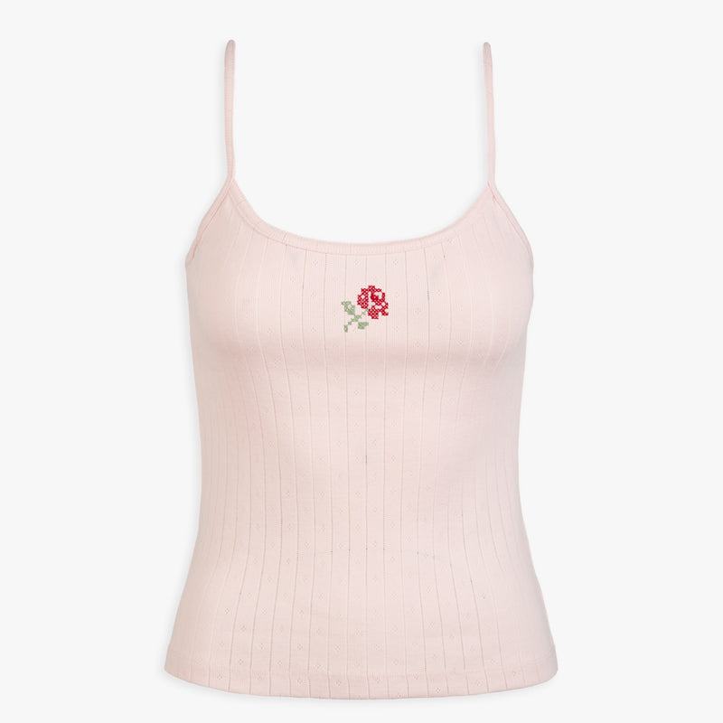 Valentine's Day Icon Pointelle Tank Top