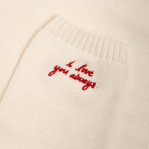 Handwriting Sweater Cuff