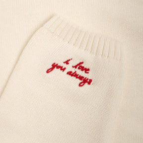 Custom Handwriting Sweater Cuff