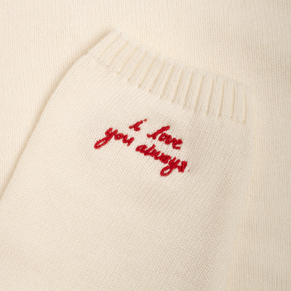 Handwriting Sweater Cuff