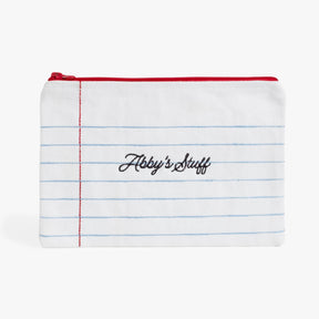 Custom Note Notebook Pouch