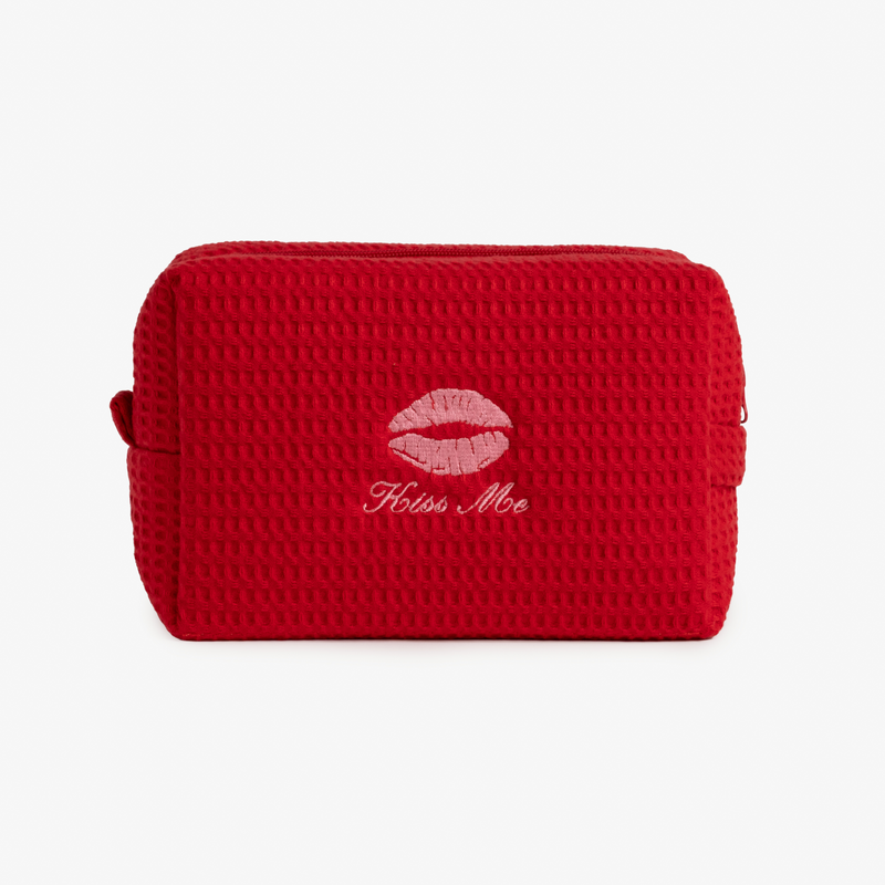 Custom Kiss Waffle Pouch