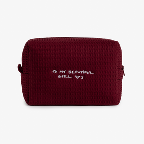 Custom Handwriting Waffle Pouch