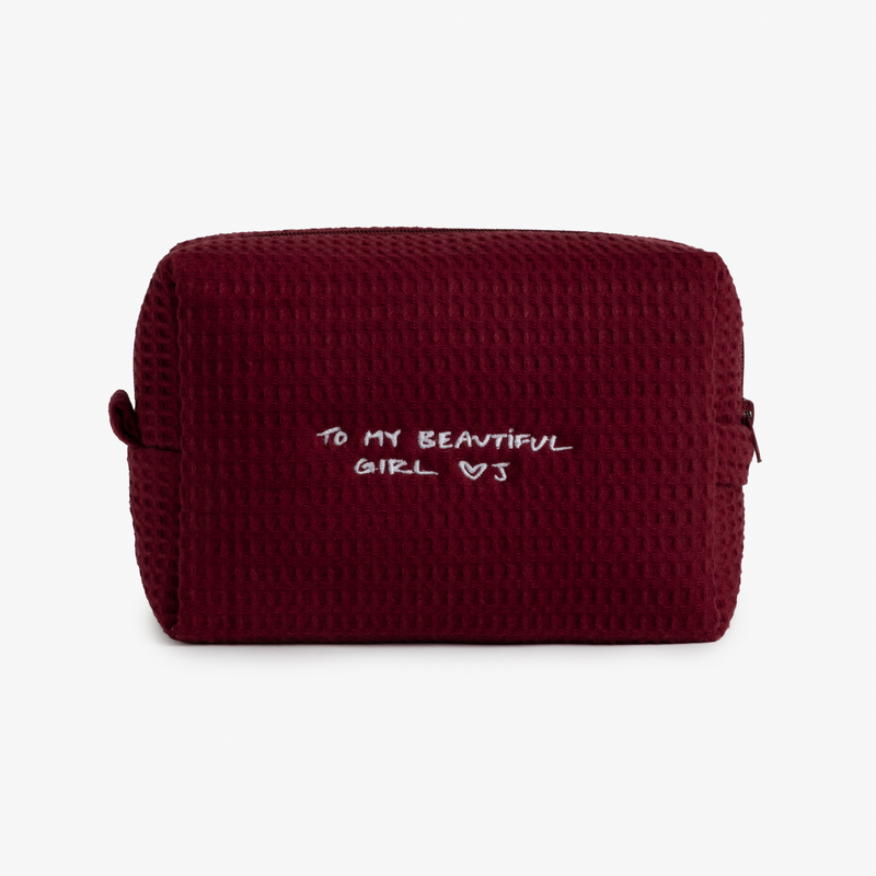 Custom Handwriting Waffle Pouch