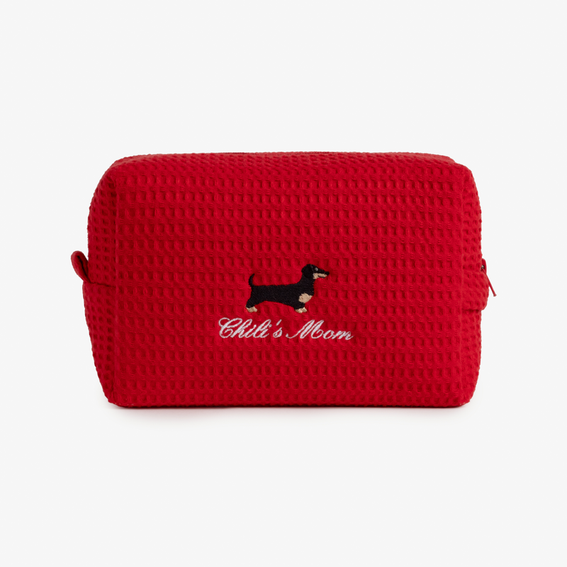 Dog Mom Waffle Pouch