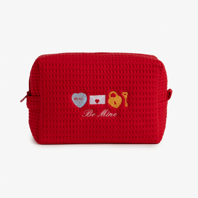 Valentine's Day Essentials Waffle Pouch