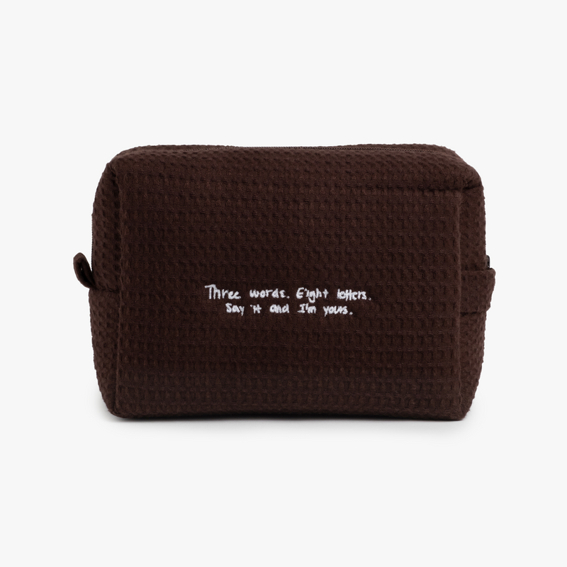 Custom Handwriting Waffle Pouch