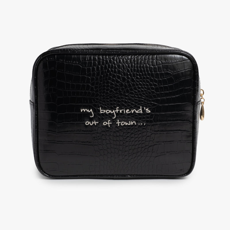 Custom Handwriting Small Croc Pouch