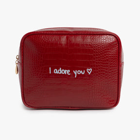 Custom Handwriting Small Croc Pouch