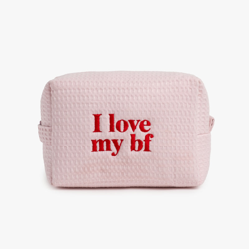 Custom Text Waffle Pouch