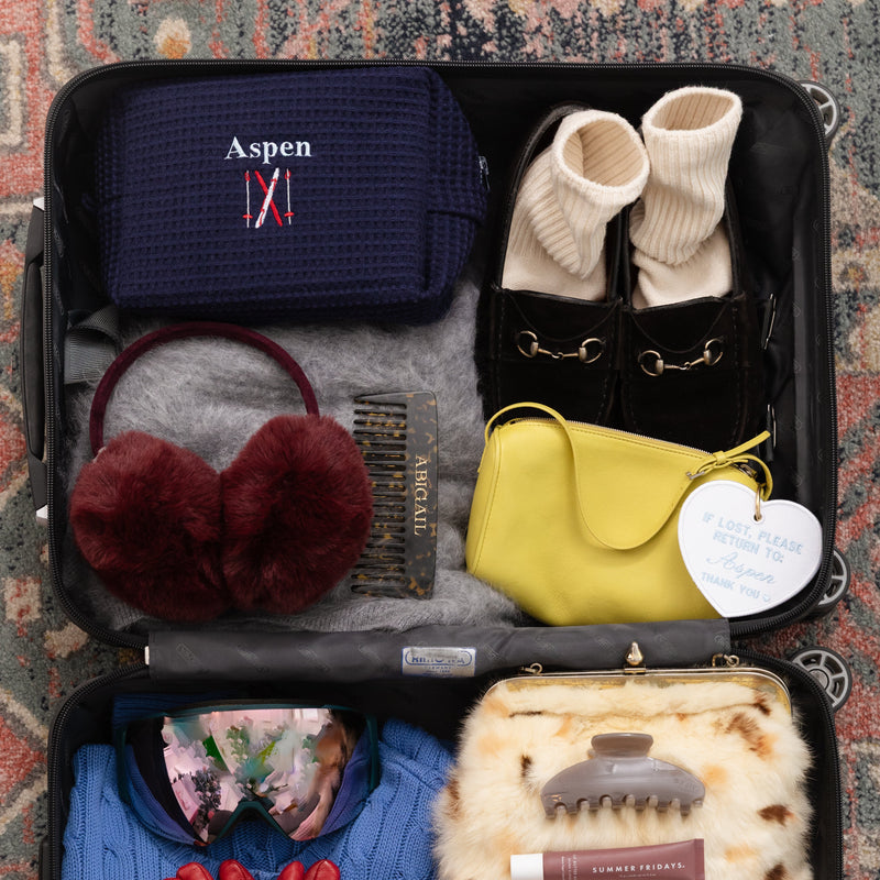 Ski Town Waffle Pouch