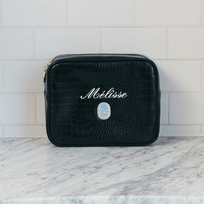 Apothecary Signature Small Croc Pouch