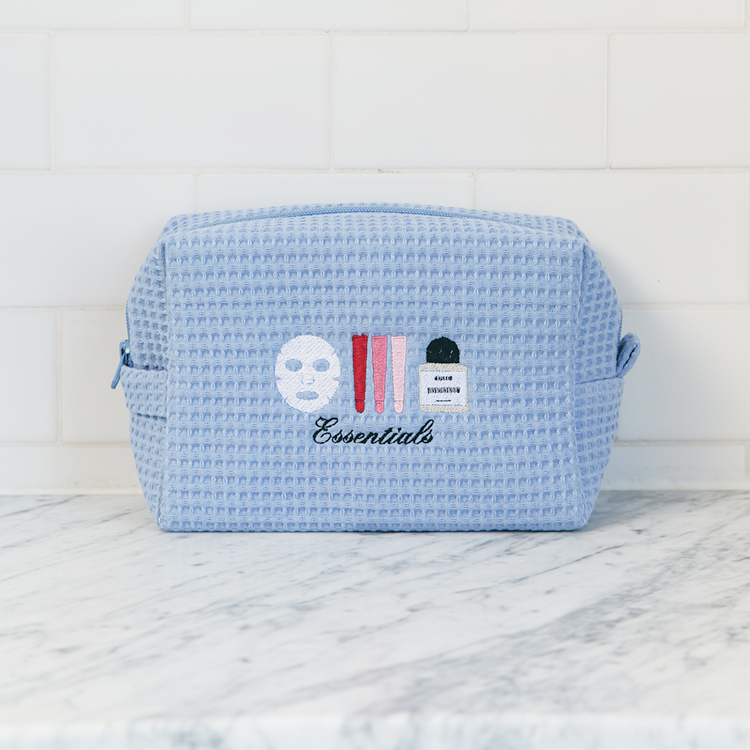 Clean Girl Essentials Waffle Pouch