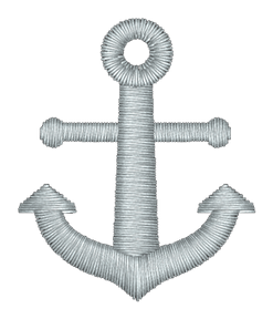 Anchor Embroidered Icon