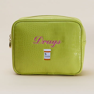Apothecary Signature Small Croc Pouch