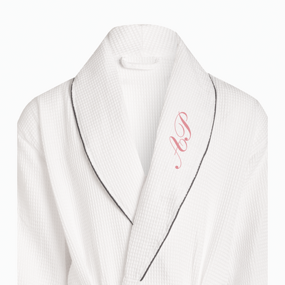 Classic Monogram Waffle Robe