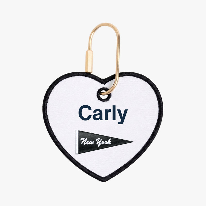 New York Signature Heart Charm