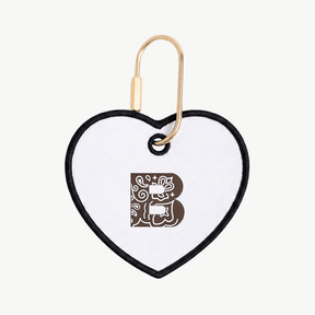 Bandana Initial Heart Charm