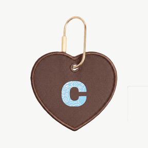 Bandana Initial Heart Charm