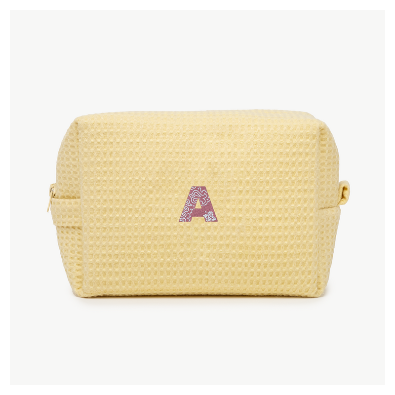 Bandana Initial Waffle Pouch