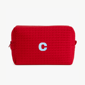 Bandana Initial Waffle Pouch