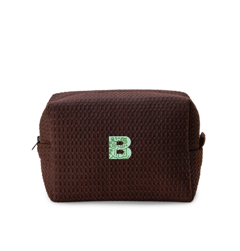 Bandana Initial Waffle Pouch