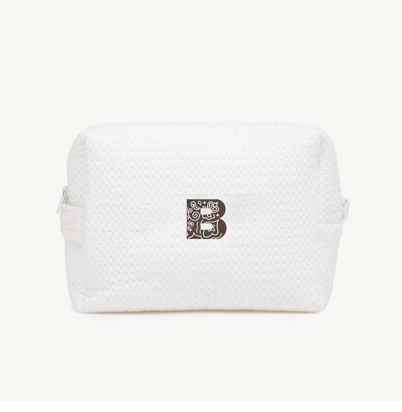 Bandana Initial Waffle Pouch