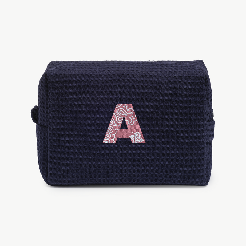 Bandana Initial Waffle Pouch