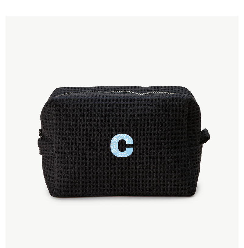 Bandana Initial Waffle Pouch