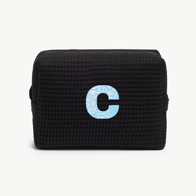 Bandana Initial Waffle Pouch