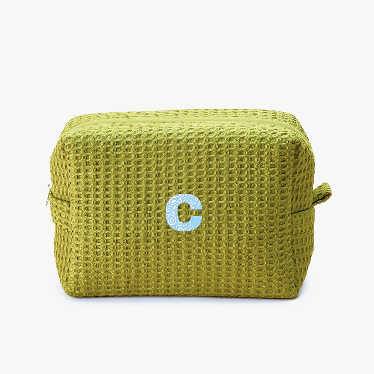 Bandana Initial Waffle Pouch