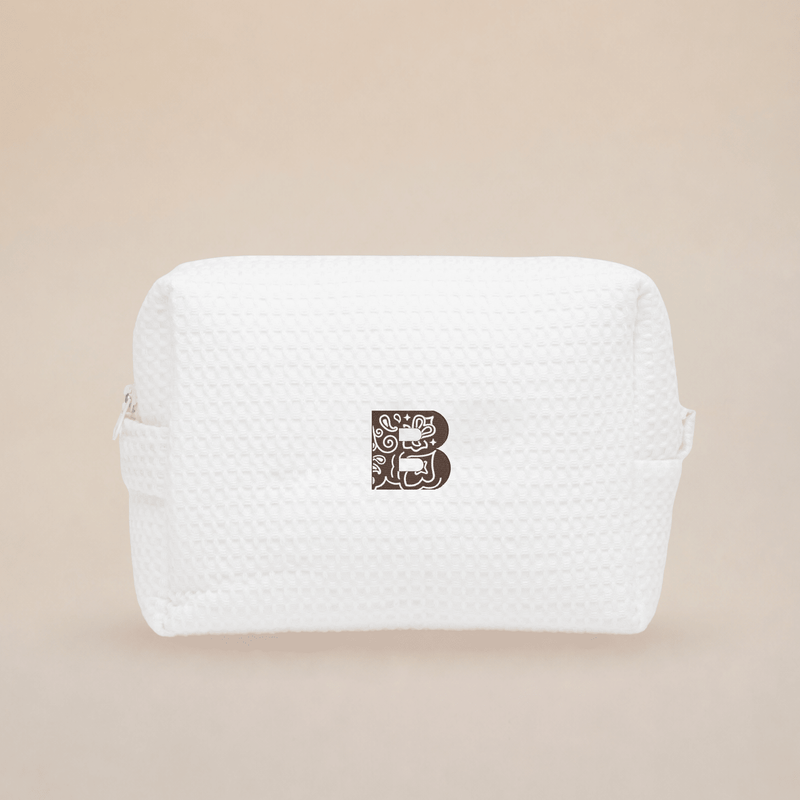 Bandana Initial Waffle Pouch