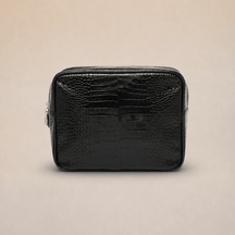 Signature Small Croc Pouch
