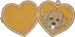 Blonde Doodle Locket