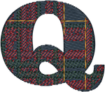 Blue Plaid Q
