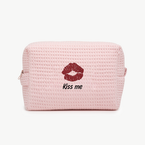 Custom Kiss Waffle Pouch