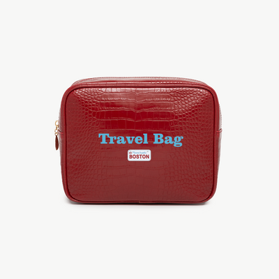 Boston Signature Small Croc Pouch