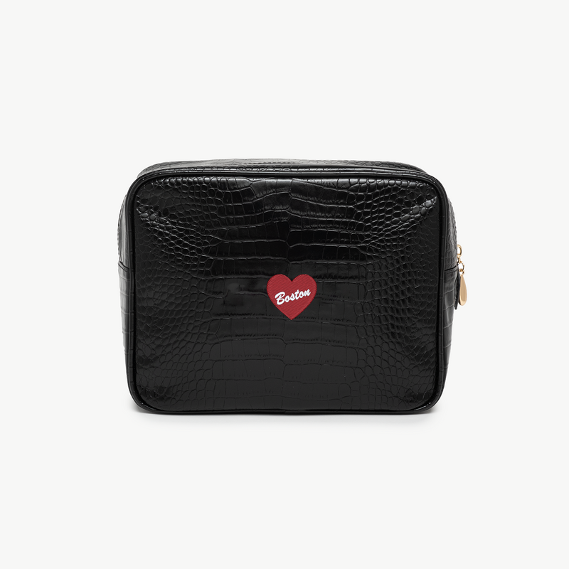 Boston Icon Small Croc Pouch