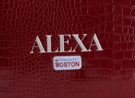 Boston Signature Croc Pouch
