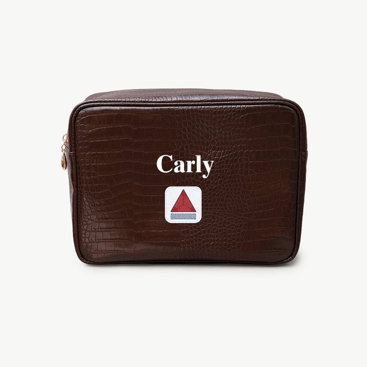Boston Signature Croc Pouch